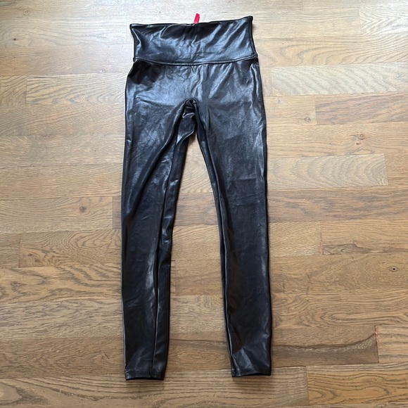 Spanx Faux Leather Leggings - Picture 1 of 5